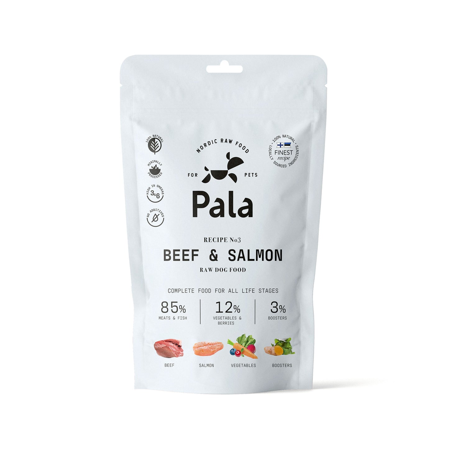 PALA Dried Dog Food - Recipe #3 Beef & Salmon