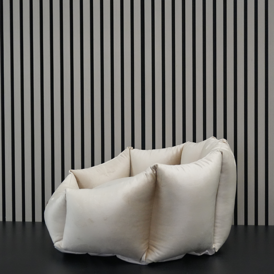 Dog Bed – Shell Beige Velours