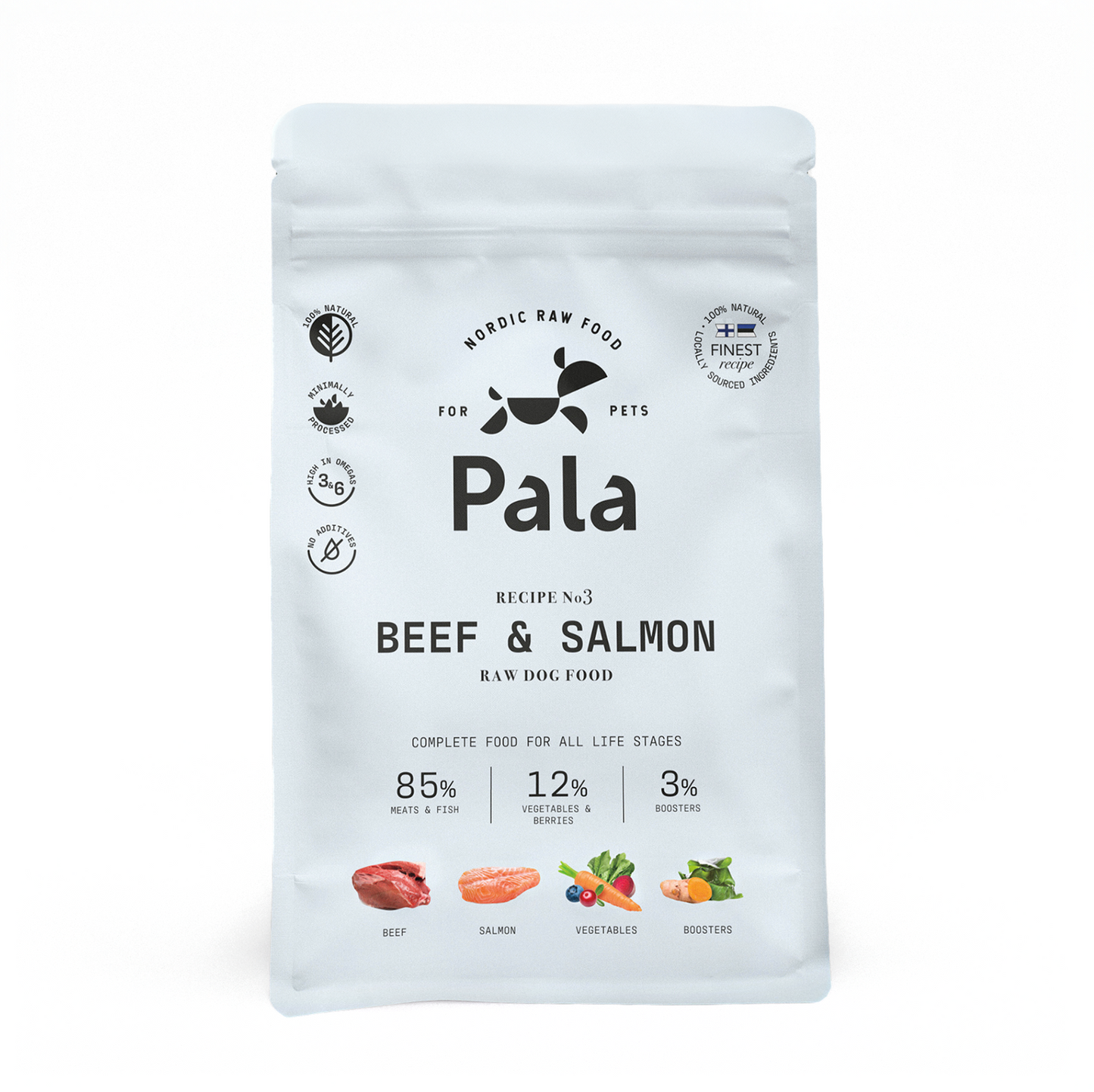 PALA Dried Dog Food - Recipe #3 Beef & Salmon