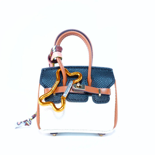Zakjeshouder - Barking bag bruin/wit/zwart multi color