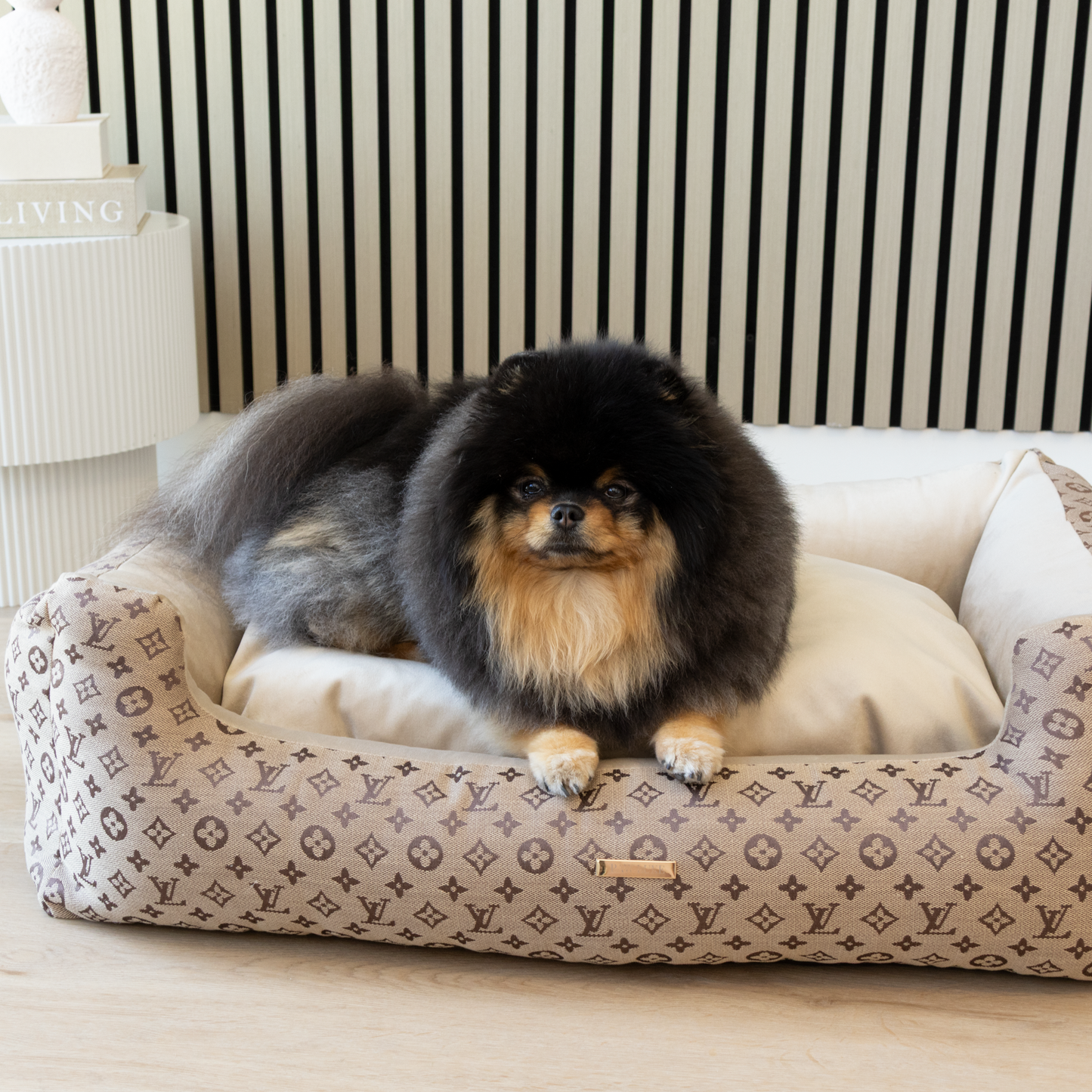 Hondenmand – Square LV Taupe