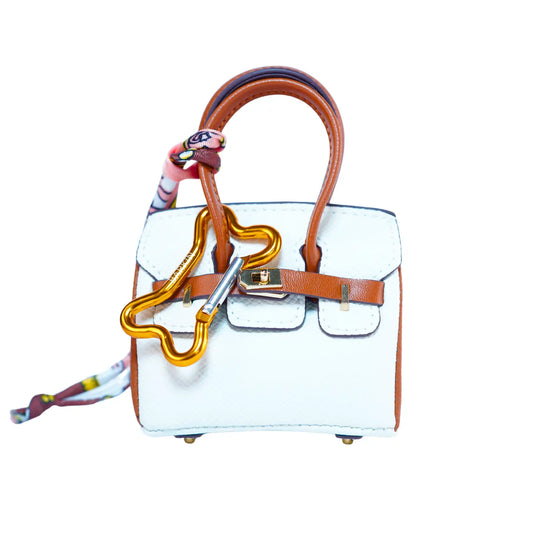 Zakjeshouder - Barking bag bruin/ wit multi color